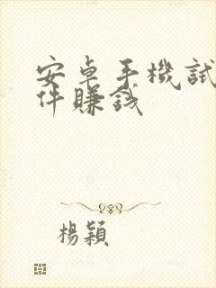 安卓手机试玩软件赚钱