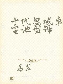 十代思域车钥匙电池型号