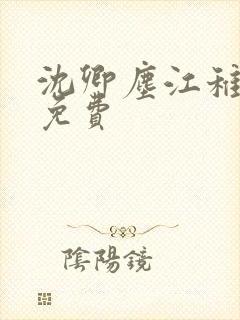 沈卿尘江稚全文免费