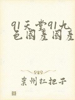 91天堂91九色国产国产成人亚洲精品