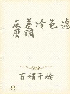 反差冷色滤镜怎么调