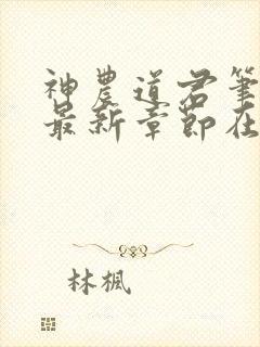 神农道君笔趣阁最新章节在线阅读