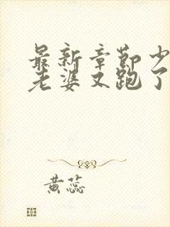 最新章节少帅你老婆又跑了