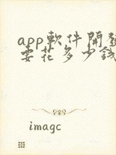 app软件开发要花多少钱