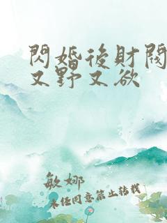 闪婚后财阀老公又野又欲