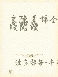 良陈美锦全文在线阅读