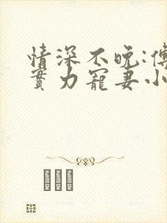 情深不晚:傅少实力宠妻小说免费阅读