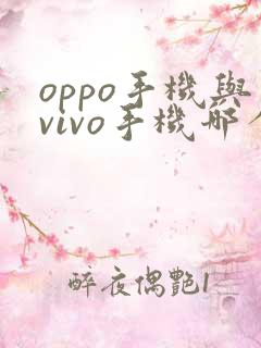 oppo手机与vivo手机哪个好用