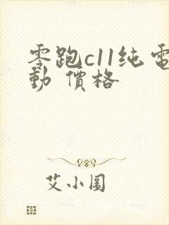 零跑c11纯电动 价格