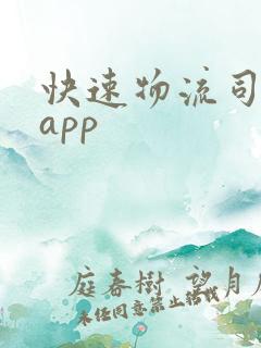 快速物流司机版app