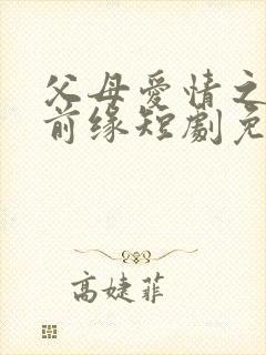 父母爱情之再续前缘短剧免费观看全集