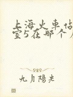 上海火车站候车室5在哪个广场