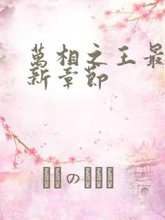 万相之王最快更新章节