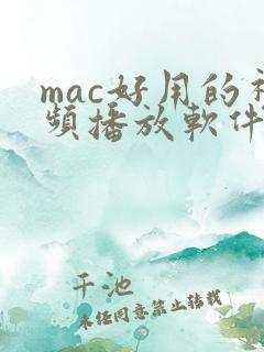 mac好用的视频播放软件