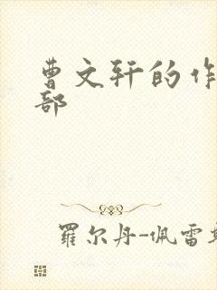 曹文轩的作品全部