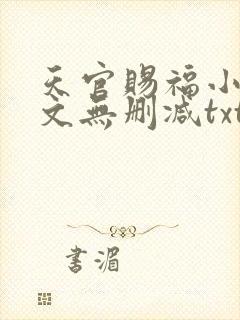 天官赐福小说全文无删减txt