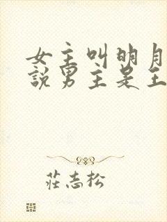 女主叫明月的小说男主是王爷