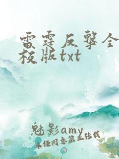 雷霆反击全本精校版txt