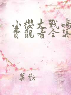 小樱大战鸣人免费观看全集