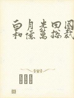 白月光回国后我和亿万总裁闪婚了短剧