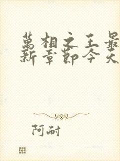 万相之王最新更新章节今天