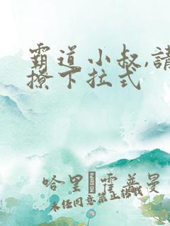 霸道小叔,请轻撩下拉式