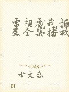 电视剧我怕来不及全集播放