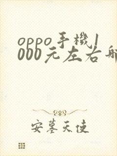 oppo手机1000元左右哪款好