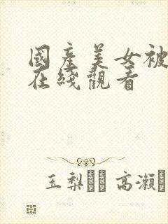 国产美女被插入在线观看