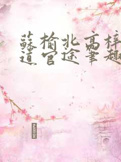 苏榆北高梓淇医道官途笔趣阁