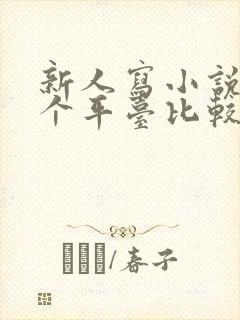 新人写小说去哪个平台比较好