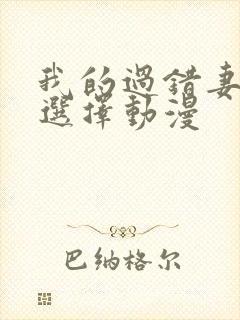 我的过错妻子的选择动漫