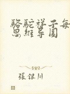 骆驼祥子每章的思维导图