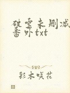 破云未删减全文番外txt