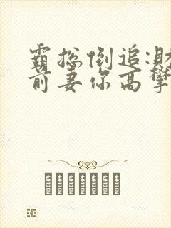 霸总倒追:财阀前妻你高攀不起全本