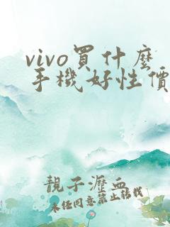 vivo买什么手机好性价比高的