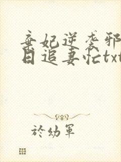 弃妃逆袭邪王日日追妻忙txt