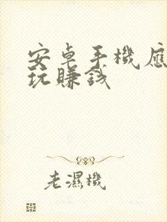 安卓手机应用试玩赚钱