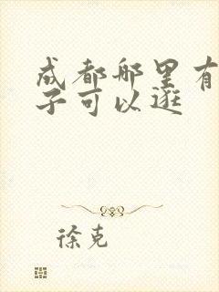 成都哪里有小巷子可以逛