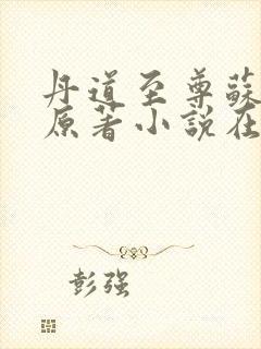 丹道至尊苏北天原著小说在线阅读