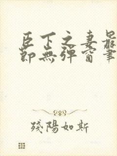 臣下之妻最新章节无弹窗笔趣阁