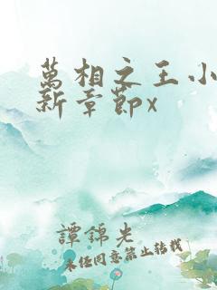 万相之王小说最新章节x