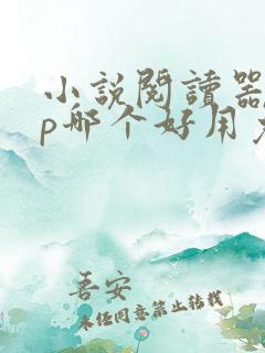 小说阅读器app哪个好用免费