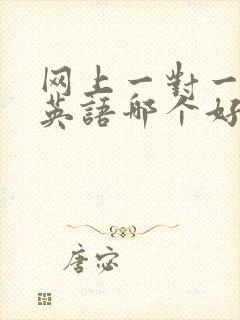 网上一对一外教英语哪个好