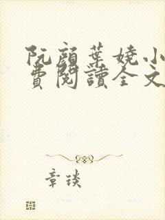 阮颜叶娆小说免费阅读全文