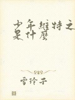 少年维特之烦恼是什么