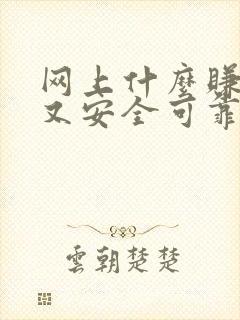 网上什么赚钱快又安全可靠