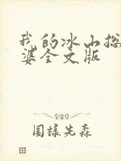 我的冰山总裁老婆全文版