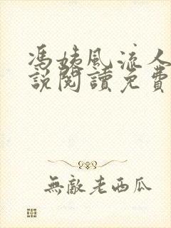 冯姨风流人生小说阅读免费无弹窗