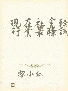 现在社会干什么行业最赚钱